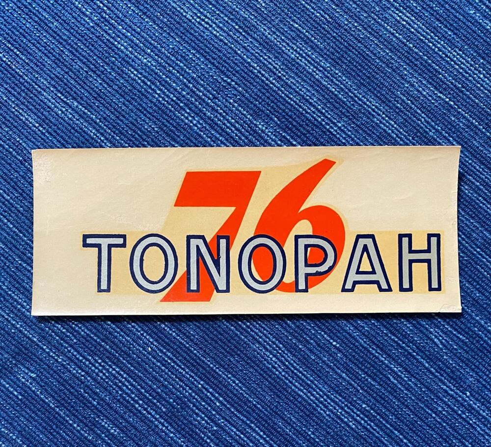 VTG Union 76 Oil Tonopah Nevada Water Transfer Decal Gas Station Travel Souvenir